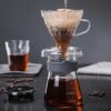 High Borosilicate Borosilicate Cold Brew Coffee Tea Machine Glass Teapot Glass Drip Filter and Detachable Glass Brew Coffee Pot
