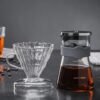 High Borosilicate Borosilicate Cold Brew Coffee Tea Machine Glass Teapot Glass Drip Filter and Detachable Glass Brew Coffee Pot