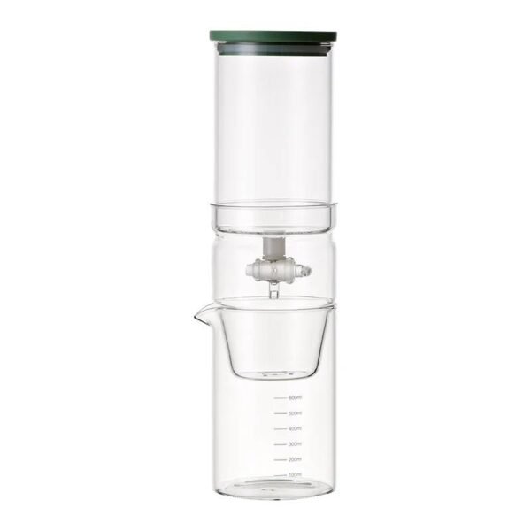New Transparent High Borosilicate Glass Coffee Pot Set Drip Style Ice Brew Sharing Chinese Style Eco-friendly Stock Cold Brew