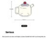 Refrigerator Cold Water Reusable Home Use Heat-Resistant Glass Large Capacity Food-Grade Transparent Minimalist Style Red/Pink
