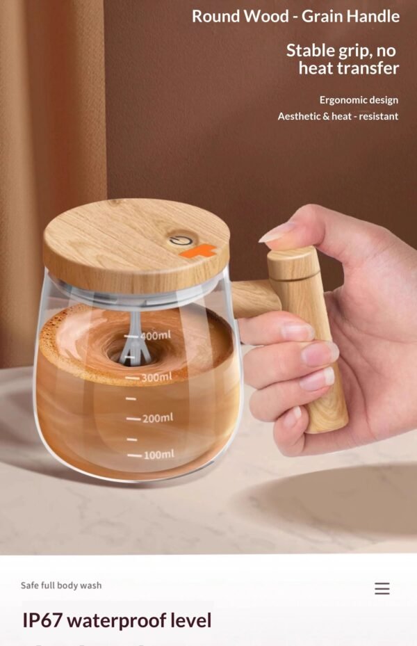 Household Fully Automatic Electric Mixing Cup Rechargeable Scale Korean Style Fresh Cute Design Coffee Soy Milk Milk Powder