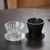 Flat-Bottom Coffee Filter Cup and Baskets with Minimalist Modern Simple Design Other Material for Home Coffee Utensils