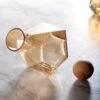 Glass Hexagonal Electroplated Colorful Cold Water Kettle Juice Pot Set Direct Drinking European Style Household Beverages No