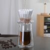 Flat-Bottom Coffee Filter Cup and Baskets with Minimalist Modern Simple Design Other Material for Home Coffee Utensils