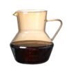 Modern Design Eco-Friendly High Borosilicate Glass Coffee Pot Pot Cover 304 Stainless Steel Filter Composite Hand Grip Oven Safe