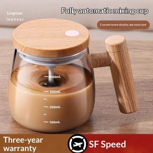 Household Fully Automatic Electric Mixing Cup Rechargeable Scale Korean Style Fresh Cute Design Coffee Soy Milk Milk Powder