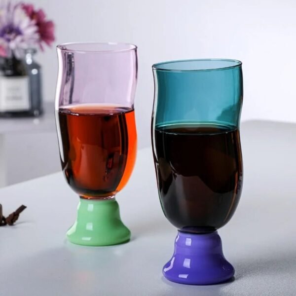 Eco-Friendly High Temperature Resistant European Style Handleless Lidless Water Coffee Beer Tall Trendy Tea Cups Restaurant Use