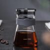 High Borosilicate Borosilicate Cold Brew Coffee Tea Machine Glass Teapot Glass Drip Filter and Detachable Glass Brew Coffee Pot