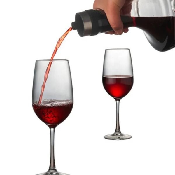 Factory Direct Hot Selling Hand Blown Glass Wine Decanter with Stainless Steel Lid