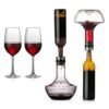 Factory Direct Hot Selling Hand Blown Glass Wine Decanter with Stainless Steel Lid