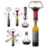 Factory Direct Hot Selling Hand Blown Glass Wine Decanter with Stainless Steel Lid