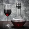 Factory Direct Hot Selling Hand Blown Glass Wine Decanter with Stainless Steel Lid
