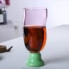 Eco-Friendly High Temperature Resistant European Style Handleless Lidless Water Coffee Beer Tall Trendy Tea Cups Restaurant Use