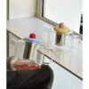 Refrigerator Cold Water Reusable Home Use Heat-Resistant Glass Large Capacity Food-Grade Transparent Minimalist Style Red/Pink