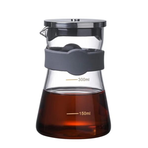 High Borosilicate Borosilicate Cold Brew Coffee Tea Machine Glass Teapot Glass Drip Filter and Detachable Glass Brew Coffee Pot