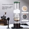 New Transparent High Borosilicate Glass Coffee Pot Set Drip Style Ice Brew Sharing Chinese Style Eco-friendly Stock Cold Brew