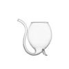 Creative Vampire Red Wine Glass & Cocktail Glass Set of 1 Transparent Filter Design Minimalist Modern