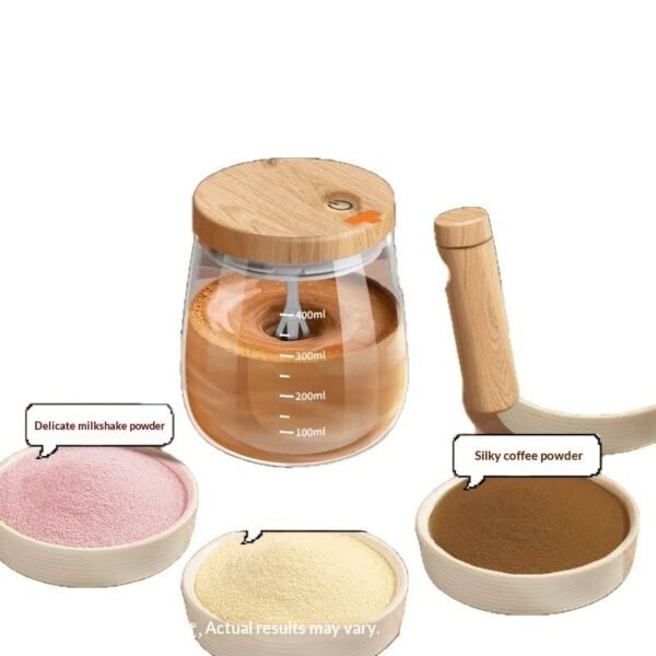 Household Fully Automatic Electric Mixing Cup Rechargeable Scale Korean Style Fresh Cute Design Coffee Soy Milk Milk Powder
