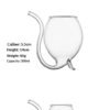 Creative Vampire Red Wine Glass & Cocktail Glass Set of 1 Transparent Filter Design Minimalist Modern