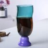 Eco-Friendly High Temperature Resistant European Style Handleless Lidless Water Coffee Beer Tall Trendy Tea Cups Restaurant Use