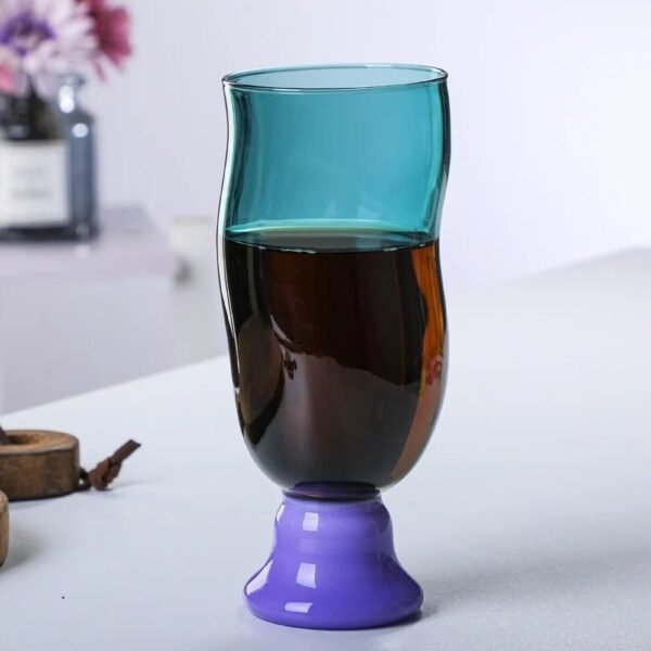 Eco-Friendly High Temperature Resistant European Style Handleless Lidless Water Coffee Beer Tall Trendy Tea Cups Restaurant Use