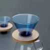 Single Serve Pour Over Coffee Dripper Service Coffee Kettle Hand Drip Coffee Filter Cup Set Brewing Wooden Base